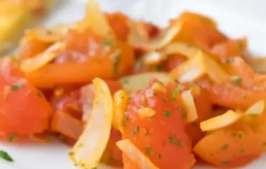 Gedünstete Tomaten - Einfaches und gesundes Rezept