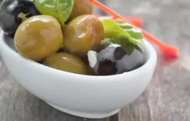 Gefüllte Oliven als köstlicher Snack