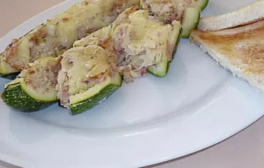 Gefüllte Zucchini