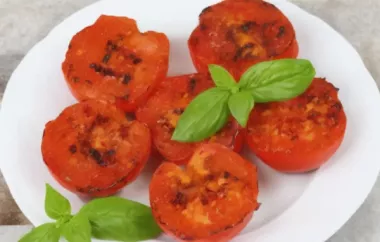 Gegrillte Basilikum-Tomaten