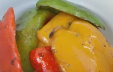 Gegrillte bunte Paprika