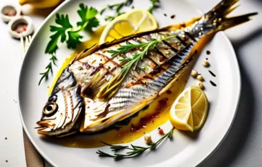 Gegrillte Dorade - Ein mediterranes Fischgericht vom Grill
