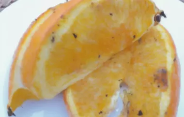 Gegrillte Orangen