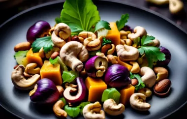 Gemüsecurry mit Cashewkernen und Bohnen - Ein würziges und gesundes Rezept