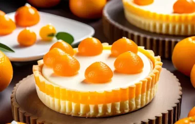 Genießen Sie die erfrischende Mandarinen-Frischkäsetorte als süße Leckerei für besondere Anlässe