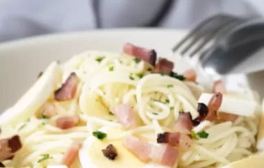 Genießen Sie ein köstliches Pasta-Gericht mit einer rustikalen Note - Spaghetti Rusticale!