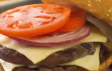 Geschmackvoller Cheeseburger