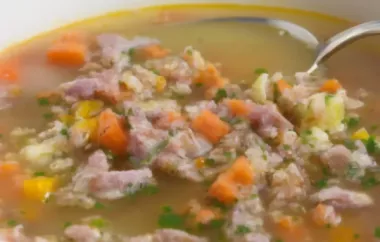 Geselchte Suppe - Ein rustikaler Genuss für kalte Tage