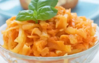 Gesunder Karotten-Apfel-Salat mit Zitronen-Dressing