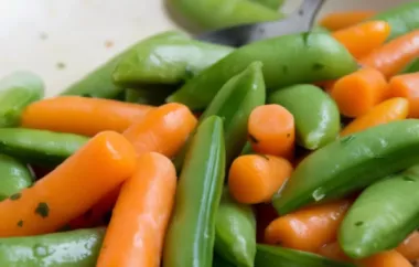 Gesundes und leckeres Rezept für Karotten mit Zuckerschoten