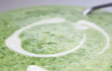 Grüne Einbrennsuppe - Eine köstliche Suppe mit vielen frischen Kräutern