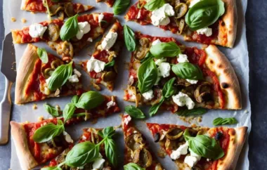 Grüne Pizza - Ein leckeres Rezept für Pizza mit frischem Gemüse