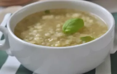 Haferflocken-Suppe