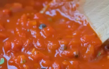 Herrlich würzige Tomaten-Pfeffer-Sauce