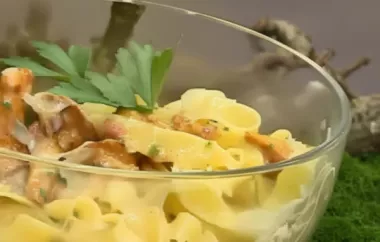Herrliches Rezept für Pasta mit Pilzen