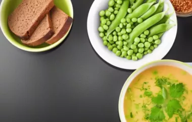 Herzhafte Senf-Suppe mit Wiener Würstchen