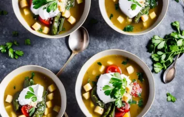 Herzhafte und köstliche mediterrane Suppe