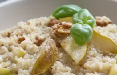 Herzhaftes Walnuss-Risotto - Ein kulinarischer Genuss