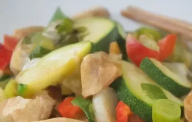 Hühner-Zucchini-Pfanne - Eine leckere und gesunde Mahlzeit
