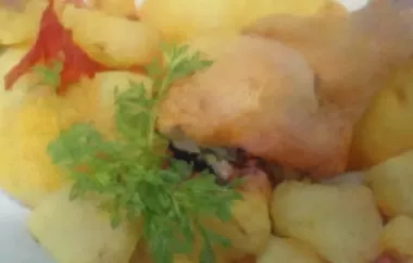 Hühnerkeulen Kartoffelpfanne - Ein herzhaftes und einfaches Rezept