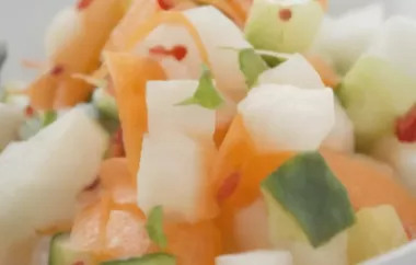 Japanischer Rettich-Gurken-Salat