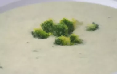 Käse-Brokkoli-Suppe mit Estragon - Eine cremige und würzige Suppe für kalte Tage