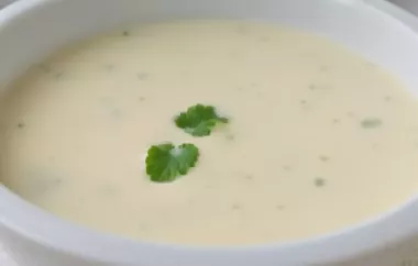 Käse-Suppe mit Lauch und Speck