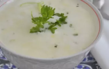 Käsesuppe mit Lauch