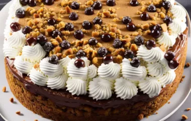 Karamell-Vanillepudding-Torte - Ein himmlischer Genuss