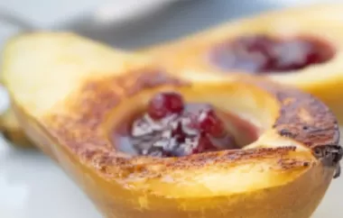 Karamellisierte Birnen - Ein süßes Dessert für Genießer