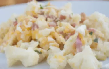 Karfiol mit Ei - ein köstliches und gesundes Gericht
