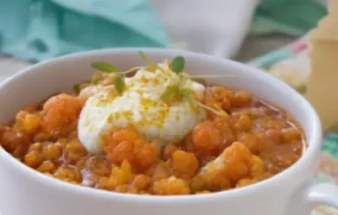 Karfiolcurry mit Paprika und Linsen