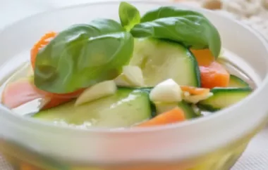 Karotten-Zucchini-Gemüse - ein einfaches und gesundes Rezept