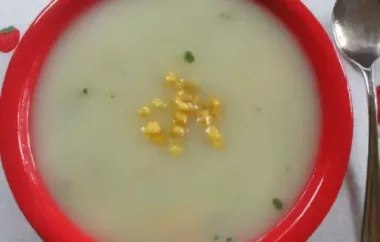 Kartoffel-Mais-Cremesuppe