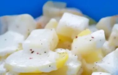 Kartoffel-Sellerie-Salat - Ein frischer und gesunder Salat mit Kartoffeln und Sellerie.