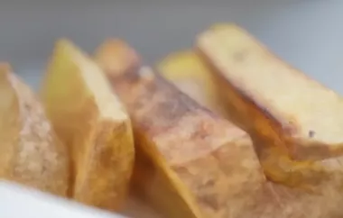Kartoffel-Wedges - knusprige Beilage aus dem Backofen