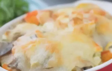 Kartoffelauflauf mit Gemüse