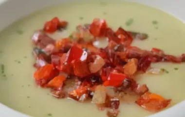 Kartoffelcremesuppe mit Avocado - eine cremige und erfrischende Suppe