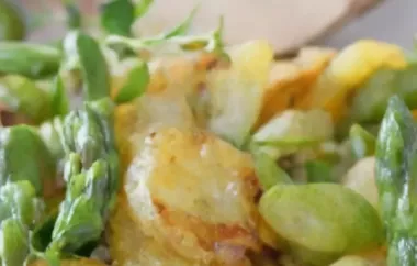 Kartoffelgröstl mit Spargel - Ein köstliches vegetarisches Gericht!