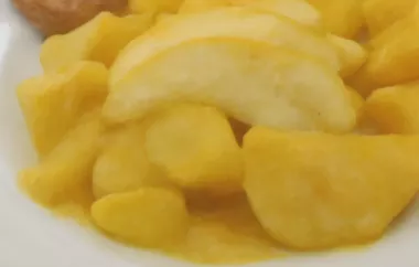 Kartoffeln in Curry-Sauce