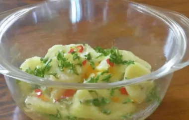 Kartoffelsalat mit Koriander