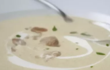 Kastaniensuppe: Ein herzhaftes und wärmendes Suppenrezept