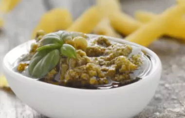 Kernoel-Olivenöl-Pesto