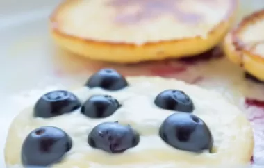Klassische Heidelbeer-Pancakes - ein perfektes Frühstück!