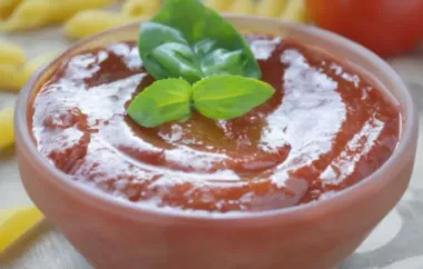 Klassisches Rezept für eine leckere Tomatensauce