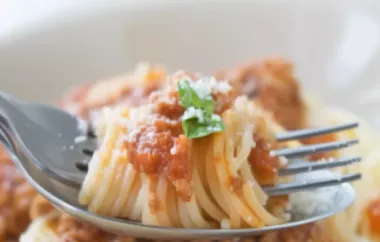 Klassisches Spaghetti Bolognese Rezept
