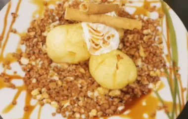 Knusperzauber mit Vanilleeis - Ein magisches Dessert zum Verzaubern