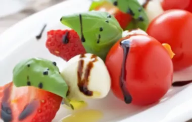 Knusprige Erdbeer-Mozzarella-Sticks mit süß-salziger Note