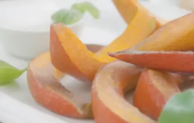 Knusprige Kürbis Pommes - Eine gesunde Alternative zu Kartoffelpommes