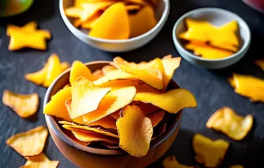 Knusprige Mango Chips - Selbstgemachter Snack für Zwischendurch